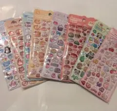 ［韓国限定］ボンボンドロップシール　動物　海の生き物　お寿司　食べ物　オリジナル
