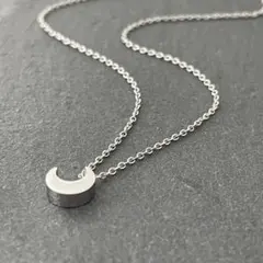 月ネックレス＊ステンレスネックレス＊サージカルステンレス＊ハンドメイドネックレス