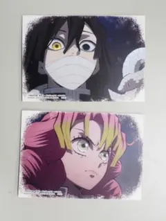 鬼滅の刃 一番くじ 甘露寺蜜璃 伊黒小芭内 柱稽古 キャンバス風ボード