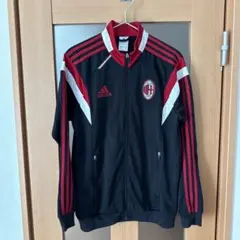 美*ン様 adidas トラックジャケット ACミラン 黒/赤 サイズ表記 M