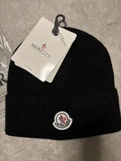 MONCLER　ニット帽　ブラック