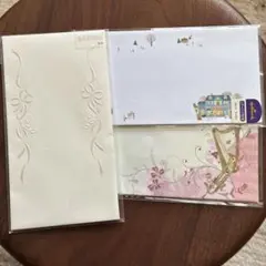 ホールマーク　封筒　金封　ハープ　トランペット　GC Press ラメエンボス