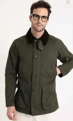 barbour ピーチスキン　ビデイル　36サイズ　バブアー　カーキ