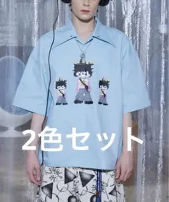 L ジョジョの奇妙な冒険 オインゴ・ボインゴ兄弟 ルーズフィット半袖