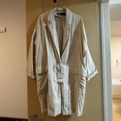 ZARA JOIN LIFE ベージュ チェスターコート Lサイズ