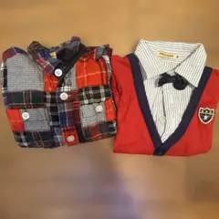 mikihouse ミキハウス　チェックシャツ　フォーマル　まとめ売り　100