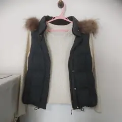 ❣️anysisダウンベストサイズ1ツイードグレー