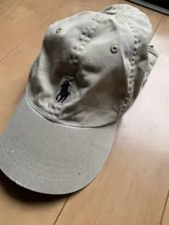 定番 90s ポロ ラルフローレン コットン キャップ 帽子 ポニー刺繍