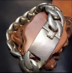 喜平　 チェーンブレスレット　メンズ　極太　Vintage 大人気