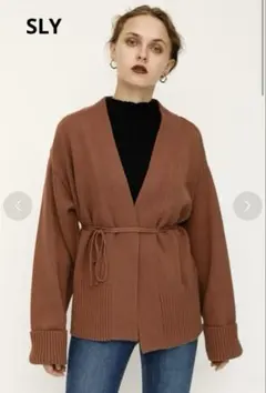 値下げ！SLY WAIST MARKカーディガンのサムネイル