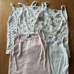 【5枚セット】プチバトー　キャミソール　128cm/8ans