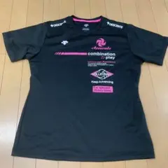 X1730 ブラック　XO DESCENTE バレーボールウェア　レディースのサムネイル