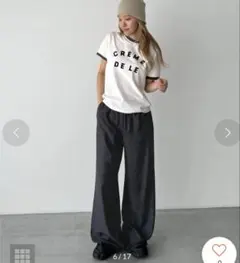 CANAL JEAN El mar レーヨンベイカーイージーパンツ