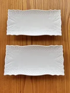 レア❤️未使用　ジノリ　ベッキオホワイト　長方形大皿 ジノリ1735／リチャード ジノリ（GINORI 1735／Richard Ginori