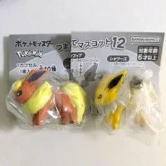 ポケットモンスターつまんでつなげてマスコット12 サンダース ブースター セット