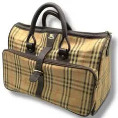 Burberryバーバリー ノバチェック ヴィンテージボストンバッグ