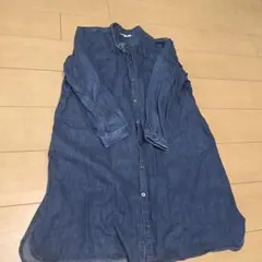 UNIQLO デニム 長袖ワンピース 150　ユニクロU