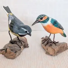 野鳥 インテリア 置物 飾り ガーデニング 動物グッズ 木製 小物 ミニチュア