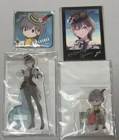 蓮ノ空 セガラッキーくじ アクリルスタンド 缶バッジ ブロマイド 桂城泉 4点