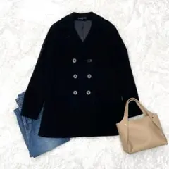 希少Theory セオリー カシミヤ混ウール Pコート２　Mサイズ