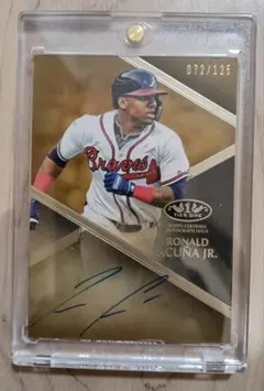2019 Topps Ronald Acuna Jr. Auto /125 - メルカリ