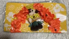 ディズニー レア レトロ ハワイ レイ付きマスコット　ミッキー