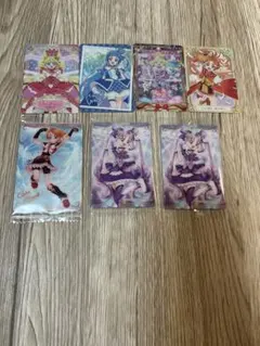 キミとアイドルプリキュア キラキラカードグミ ウエハース　7枚セット