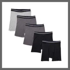 ボクサーパンツ⭐️5枚組 下着 コットン ゆったりフィット メンズ 5枚セット