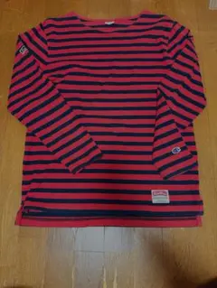 Champion×Let It Ride 赤×紺　ボーダー　長袖　M メンズ