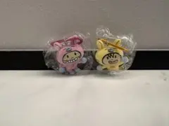ミニモニ。 カラビナつきフロッキーマスコットミニモちゃん　ルアちゃん　2個セット