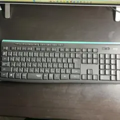ロジクール ワイヤレスキーボード K295 静音 ブラック