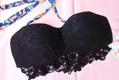 ビキニ エンジェル ルナ ブラック レースバンドゥビキニ L 水着のサムネイル