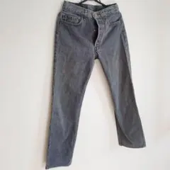希少 90s Levi's 501 ブラックデニム W31 先染め 0658