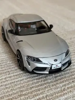 1/30 トヨタ GRスープラ カラーサンプル ミニカー シルバー メタリック