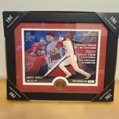 大谷翔平 シリアルナンバー入り フォト 2021 MVP ハイランドミント