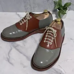 人気 リーガル サドルシューズ 2051 レザーシューズ ブラウン バイカラー