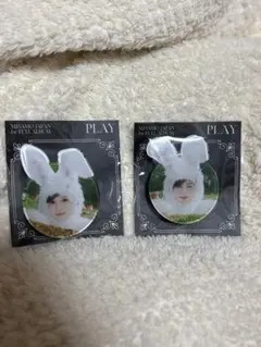 MISAMOスマホクリップ 2個セット　ミナ、モモ