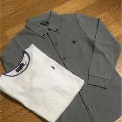 男児 長袖 半袖 2枚 セット （ 140 ）