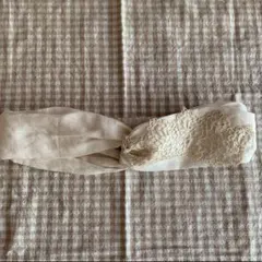 リネン＊ターバン＊ヘアバンド＊ハンドメイド＊アンティークレース＊作家様のサムネイル