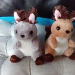 くったりエゾリス ぬいぐるみ 2体セット - メルカリ