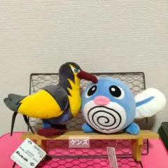 ポケットモンスター　ぬいぐるみ　タイカイデン・ニョロモ