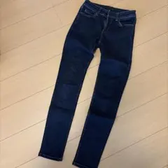 UNIQLO JEANS スキニーデニム ネイビー 23インチ