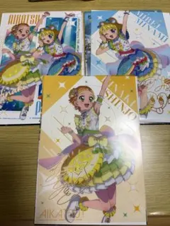 アイカツ！×プリパラ クリアビジュアルポスター 南みれぃ 新条ひなき
