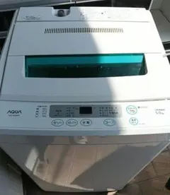 美品　AQUA 縦型洗濯機 AQW-S502(W) 5.0kg 本体のサムネイル