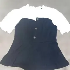 SHEIN ブラウス 半袖 フリルのサムネイル