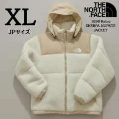 新品 XL 希少 ノースフェイス ハイパイル ヌプシ ジャケット 白 ボア