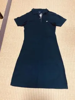 Burberryネイビー 半袖ワンピース