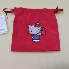 ハローキティ 赤い巾着