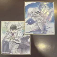 【名探偵コナン】怪盗キッド 色紙2枚セット まじっく快斗 工藤新一