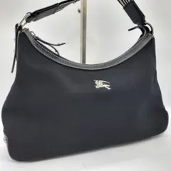 極美品✨️ バーバリーブルーレーベル ショルダーバッグ ブラック ホースロゴ